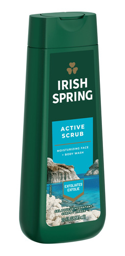 Irish Spring Jabon Liquido Bodywash Exfoliante 591ml.