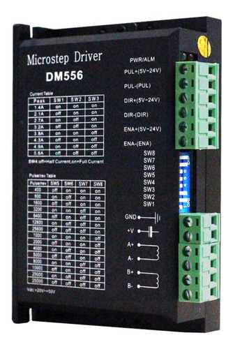 Driver Dm556 Cnc Controlador Motor Paso A Paso 24-50v 1-5.6a