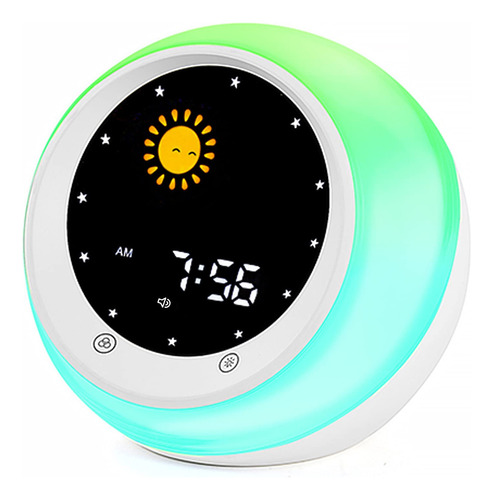 I.code - Reloj Despertador Para Niños Con Elevación De Sol Y