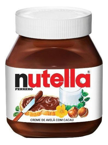 Kit 3x Pasta De Avelã Nutella 350g