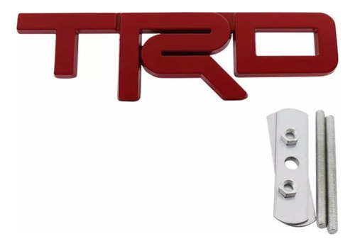 Emblema Trd Rojo Parrilla Toyota Tacoma Tundra Hilux Rav4 Fj