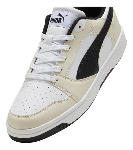 Tenis Puma Rebound V6 Low Casuales Unisex Urbanos Blancos