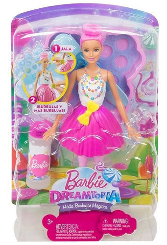 Barbie Fantasy Hada Burbujas Mágicas Dvm95 Tienda Oficial 
