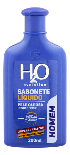 Sabonete líquido H2O Evolution Homem em líquido 200 ml
