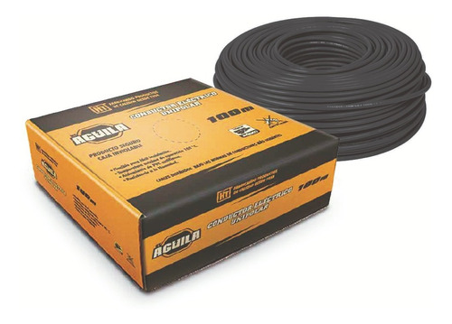 Cable Cal. 14 Negro Thw 1 Hilo 100m Aguila 200253