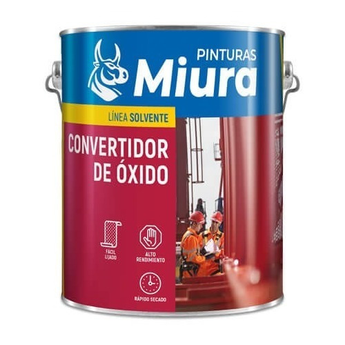 Convertidor De Oxido Metal Miura Lata 450ml Negro/rojo