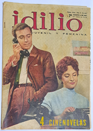 Idilio / N° 447/ Año 1957 / Elsa Daniel Y Carlos Brown