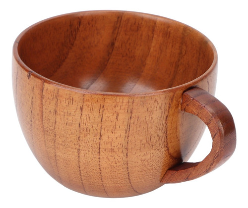 Taza De Té De Madera, Taza De Café, Retro, Base Plana, Asa P