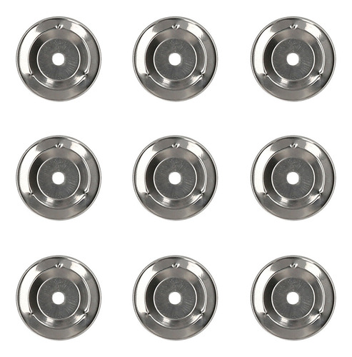 50 Piezas Pandereta Campana Anillo Jingle Bell De Acero Inox