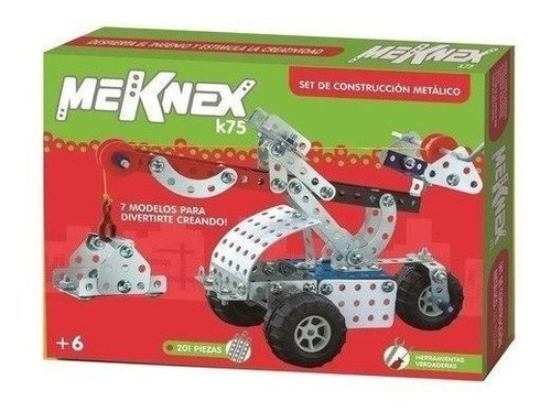 Set De Construcción Metalico Meknex K75 7 En 1 201 Pzs