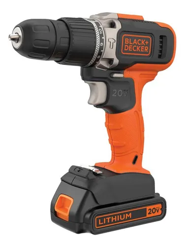 Furadeira e Parafusadeira 10mm Black Decker Modelo ‎BCD704C 1 Bateria 1 Carregador