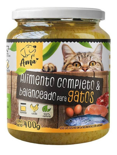 Ama Alimento Húmedo Para Gatos 400 G