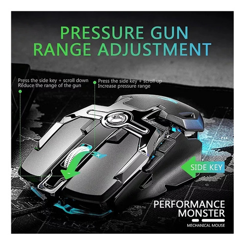 Mouse Gamer Profesional Usb Zi You Lang V15 Rgb