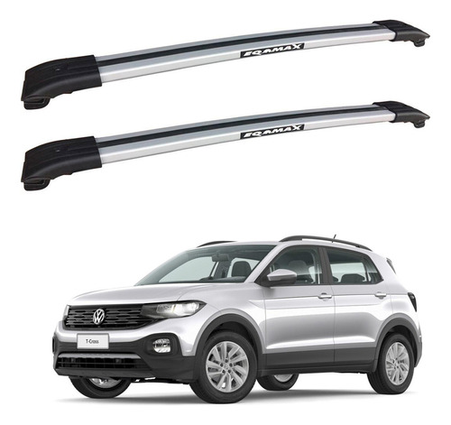 Barras De Techo Eqmax Volkswagen T-cross 2019-2020 Gris