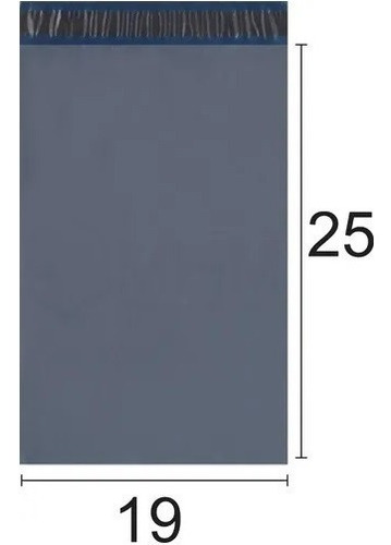 Envelope Segurança Cinza Embalagem 19x25 + 70x50 50un Cada