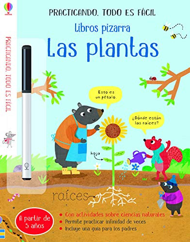 Libros Pizarra - Las Plantas - A Partir De 5 Años -practican