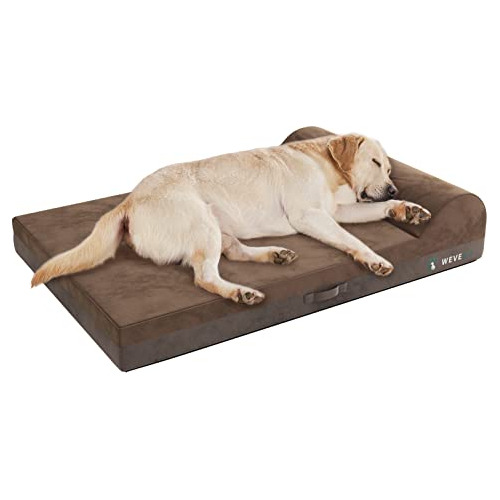 Wevego Cama Para Perro, Cama Grande Para Perro Con Almohada,