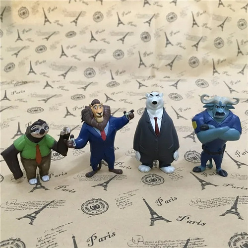 Set De 12 Figuritas De Zootopia / Figuras De Acción