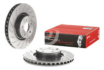 Brembo Front Brake Ceramic Pads Sensor X-drilled Disc Ro Ssg