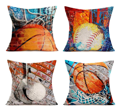 Tlovudori Popular America Sport Ball Decor - Fundas De Almo.