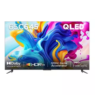 Smart Tv Tcl 65 L65c645 4k Qled Google Tv