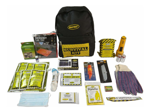 Mayday Kex1 Mochila Deluxe Kit Supervivencia Para Persona