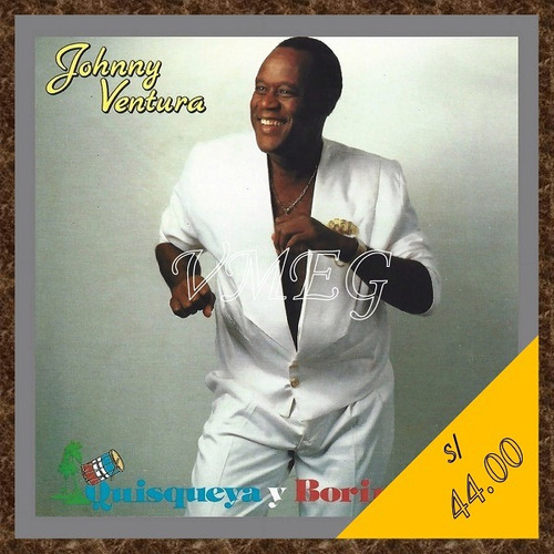 Vmeg Cd Johnny Ventura 1990 Quisqueya Y Brorinquen