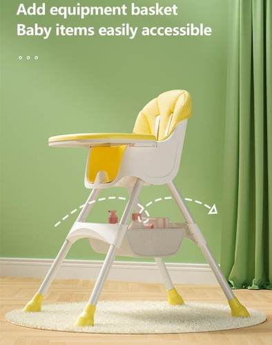 Imagen 4 de 10 de Silla Comedor Bebe 3en1 Portatil Kidshop Baby