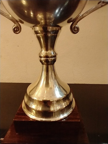 Imagen 5 de 7 de Antigua Copa Trofeo Bañado En Plata