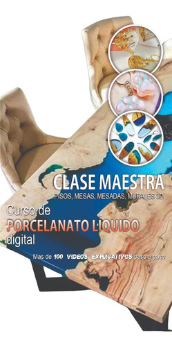 Curso Digital De Porcelanato Liquido Resina Epoxi Completo