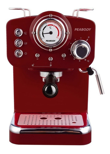 Cafetera Peabody Pe-ce5003r Automática Roja Expreso