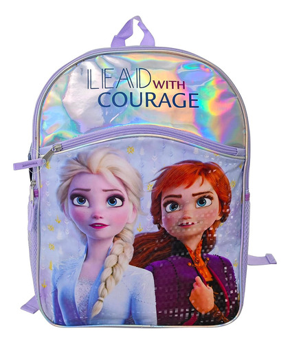 Disney Frozen 2 Plomo Con Mochila De Coraje -  De 16 De