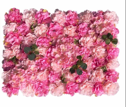 Pared De Flores Artificiales Oweru Panel Decorativo 60x40cm