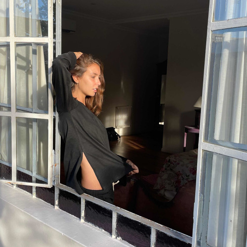 Imagen 3 de 6 de Remera Anna Jelue Pijama Invierno Dama Mujer Dormir Comoda