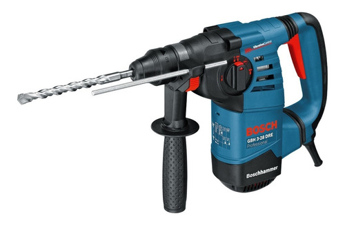 Rotomartillo electroneumático Bosch Professional GBH 3-28 DRE azul con 800W de potencia 220V