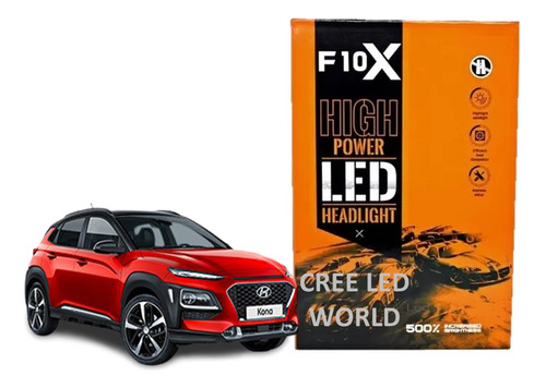 Luces Cree Led F10x Csp Hyundai Kona X2 