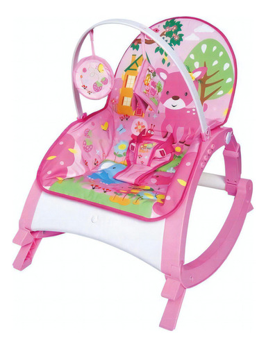 Cadeirinha Snack Rosa Color Baby