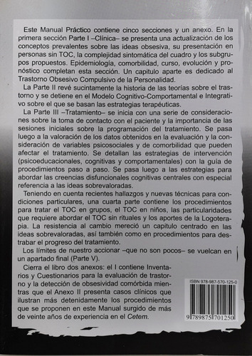 Imagen 2 de 2 de Chappa Tratamiento Integ Trastorno Obsesivo Compulsivo