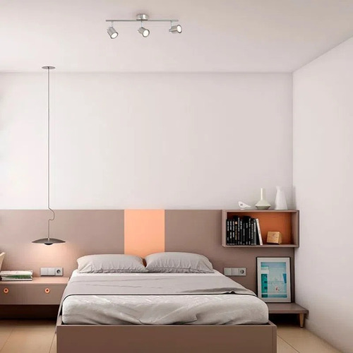Lámparas Aplique De Techo Philips Meranti 3 Spot Light Color