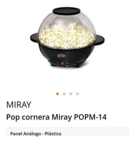 Popcorn Corneta Miray (olla Para Hacer Palomitas De Maíz ) 