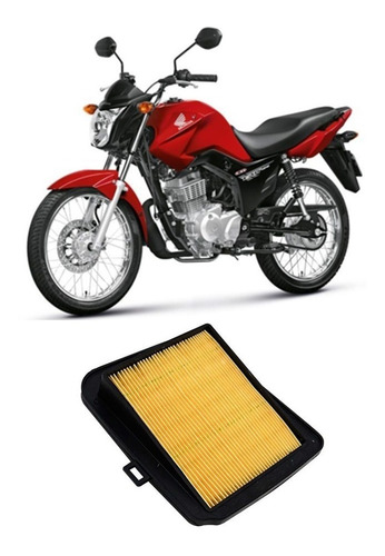 Filtro De Ar Honda Titan Fan 125 2014 / 2018 Modelo Original