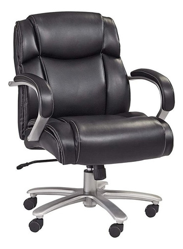 Safco Big And Tall Mid Back Rolling Swivel Task Desk Chair .