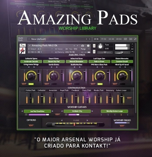 Amazing Pad Worship Kontakt Piano