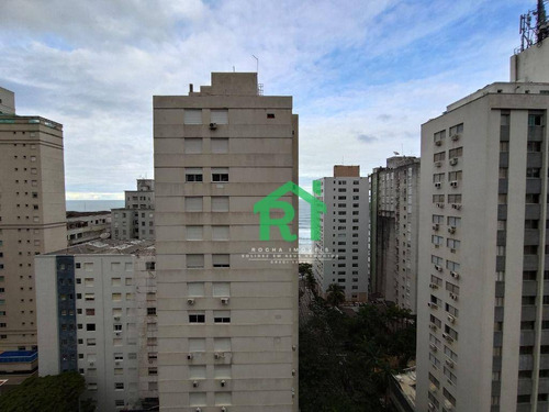 Imagem 10 de 24 de Apartamento Na Praia, Vista Para O Mar, 3 Dormitórios, Sendo 1 Suíte, 3 Sacadas, 2 Vagas De Garagem, Lazer Completo, Pitangueiras - Guarujá/sp - Fl0067