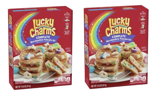 Pack 2 Mezcla Para Hotcakes / Pancakes Lucky Charms Usa