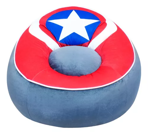 Sillón Infantil Niños Original Puff Marvel Capitán América