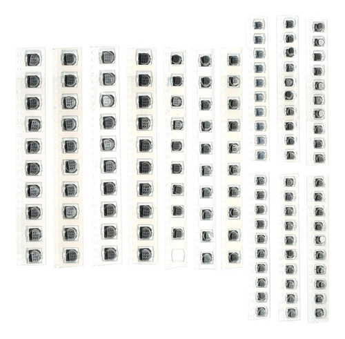 Dollatek 130pcs Set 13 Valor Smd Aluminio Electrolitico Kit