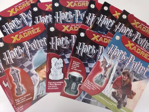 Revista Guia Prático De Xadrez Harry Potter 10 Unidades Q127