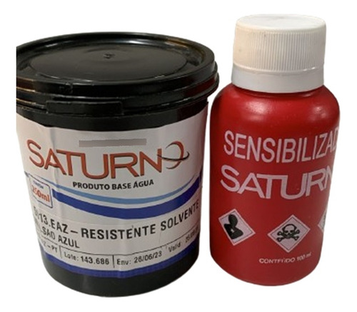 Emulsão Saturno Azul 225ml + Sensibilizador 100ml