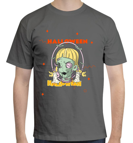 Playera Halloween Yellow - Muñeca Zombie